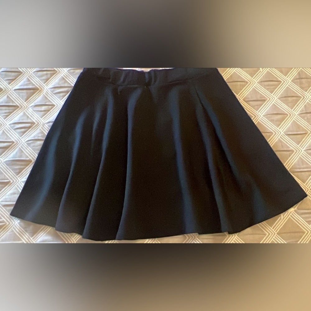 Divided Black Skater Skirt